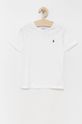 bílá Dětské bavlněné tričko Polo Ralph Lauren Chlapecký