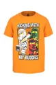 πορτοκαλί Παιδικό βαμβακερό μπλουζάκι Lego Wear Για αγόρια
