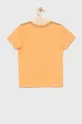 Detské bavlnené tričko Name it oranžová