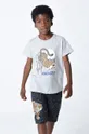 szary Kenzo Kids t-shirt bawełniany dziecięcy Chłopięcy