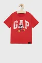 GAP t-shirt bawełniany dziecięcy (3-pack) multicolor