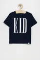 темно-синій GAP дитяча бавовняна футболка Для хлопчиків