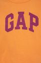 pomarańczowy GAP t-shirt bawełniany dziecięcy (2-pack)