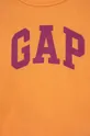 πορτοκαλί Παιδικό βαμβακερό μπλουζάκι GAP(2-pack)