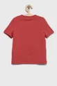 Detské bavlnené tričko GAP červená