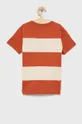 Dječja pamučna majica kratkih rukava Champion narančasta