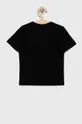 EA7 Emporio Armani t-shirt bawełniany dziecięcy 3LBT53.BJ02Z czarny