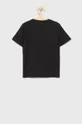 EA7 Emporio Armani t-shirt bawełniany dziecięcy 3LBT61.BJ02Z czarny