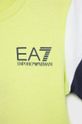 EA7 Emporio Armani t-shirt bawełniany dziecięcy 3LBT65.BJ02Z jasny zielony