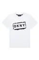 λευκό Παιδικό βαμβακερό μπλουζάκι DKNY Για αγόρια