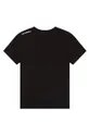 μαύρο Παιδικό βαμβακερό μπλουζάκι Karl Lagerfeld