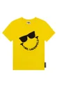 żółty Karl Lagerfeld t-shirt bawełniany dziecięcy Z25344.114.150 Chłopięcy