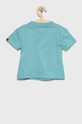 Levi's t-shirt bawełniany dziecięcy 8EE870.B turkusowy SS22