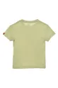 Detské bavlnené tričko Levi's zelená