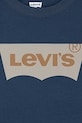 Băieți Levi's tricou de bumbac pentru copii 9E8157.B albastru
