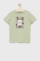 svetlá olivová Detské bavlnené tričko Jack & Jones Chlapčenský