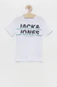 λευκό Jack & Jones - Παιδικό βαμβακερό μπλουζάκι Για αγόρια
