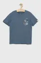 μπλε Παιδικό βαμβακερό μπλουζάκι Jack & Jones Για αγόρια