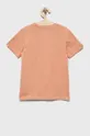 Βαμβακερό μπλουζάκι Jack & Jones πορτοκαλί