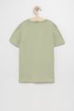 Detské bavlnené tričko Jack & Jones svetlá olivová