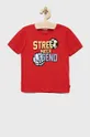 červená Detské bavlnené tričko Tom Tailor Chlapčenský