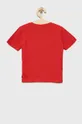 Detské bavlnené tričko Tom Tailor červená