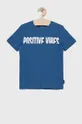 modrá Detské bavlnené tričko Tom Tailor Chlapčenský