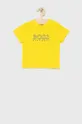 κίτρινο Παιδικό μπλουζάκι Boss Για αγόρια