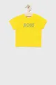 žlutá Dětské tričko Boss Chlapecký