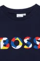 σκούρο μπλε Παιδικό βαμβακερό μπλουζάκι Boss