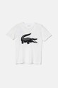 Lacoste tricou copii print alb TJ2910