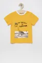 жовтий Дитяча бавовняна футболка Birba&Trybeyond Для хлопчиків