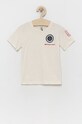 Birba&Trybeyond t-shirt bawełniany dziecięcy aplikacja beżowy 999.44452.00.98.128