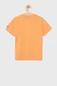 Birba&Trybeyond t-shirt bawełniany dziecięcy pomarańczowy