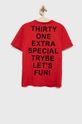 Birba&Trybeyond t-shirt bawełniany dziecięcy czerwony