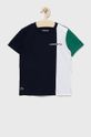 granatowy Lacoste t-shirt dziecięcy TJ1984 Chłopięcy