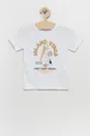 biały Tom Tailor t-shirt bawełniany dziecięcy Chłopięcy