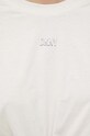 Dkny t-shirt bawełniany DP1T8521 beżowy