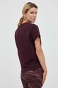 Dkny t-shirt bawełniany DP1T8521 bordowy AW23