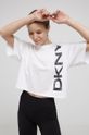 biały Dkny t-shirt bawełniany DP1T8459 Damski
