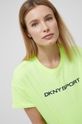 żółto - zielony Dkny T-shirt bawełniany DP1T8771