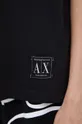 črna Armani Exchange bombažna majica