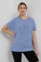 μωβ Βαμβακερό μπλουζάκι Dkny Γυναικεία