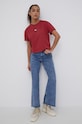 Tommy Jeans t-shirt DW0DW10404.PPYY DW0DW10404.PPYY czerwony SS22