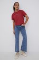 Tommy Jeans t-shirt DW0DW10404.PPYY czerwony