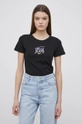 fekete Tommy Jeans t-shirt