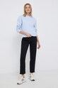 Calvin Klein Bluza K20K203435.PPYY niebieski SS22
