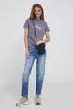 Μπλουζάκι Calvin Klein Jeans γκρί