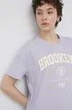vijolična Bombažen t-shirt Only