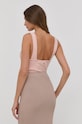 Odzież Guess body z domieszką jedwabiu W2GR24.Z2Z70 różowy